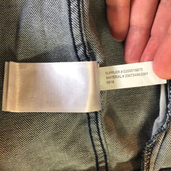 RALPH LAUREN size Medium Jean Denim Stretch Jacket Red Plaid FlipCuffs  $249 NEW - Picture 11 of 12